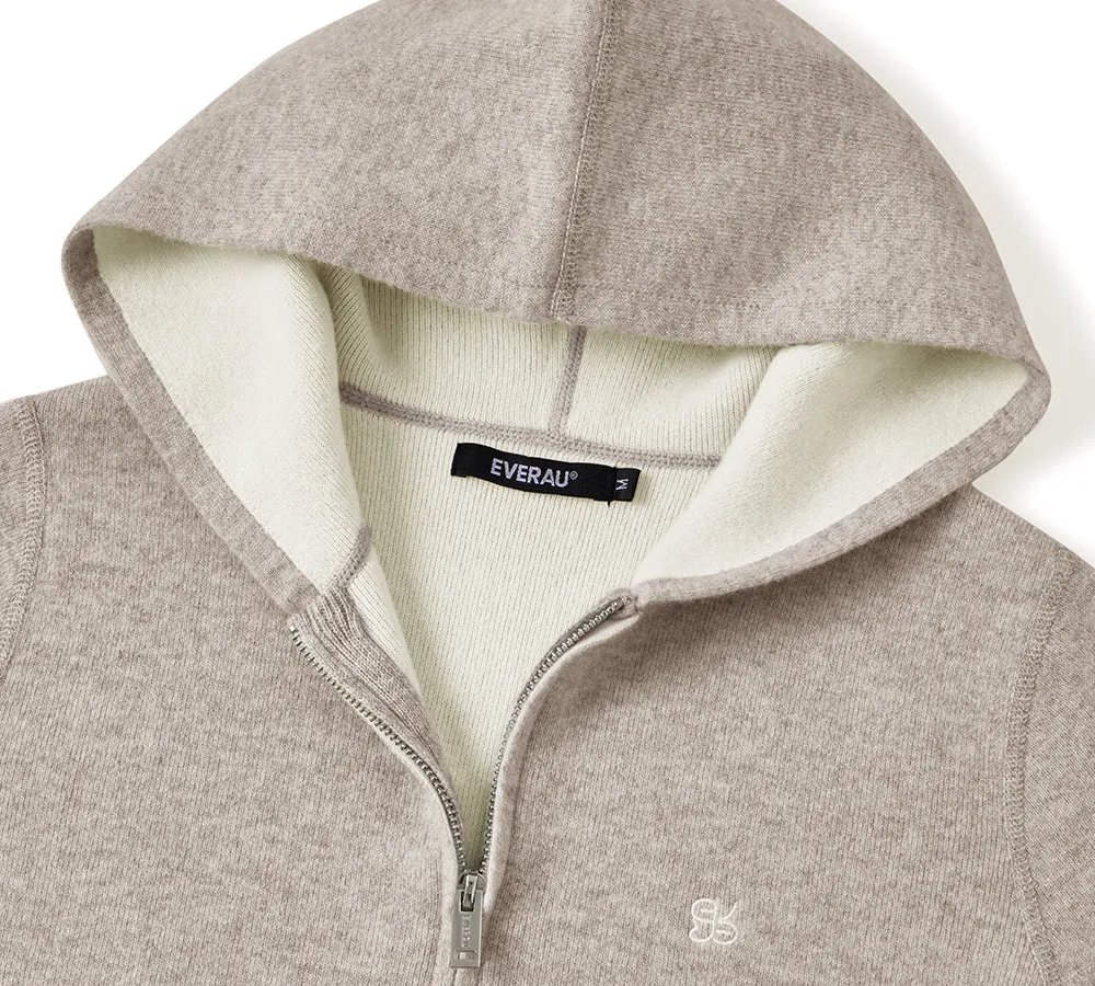 EVERAU® 100% Wool Cardigan Knit Zip Hoodie Tanno sold by UGG Express product image thumbnail 5