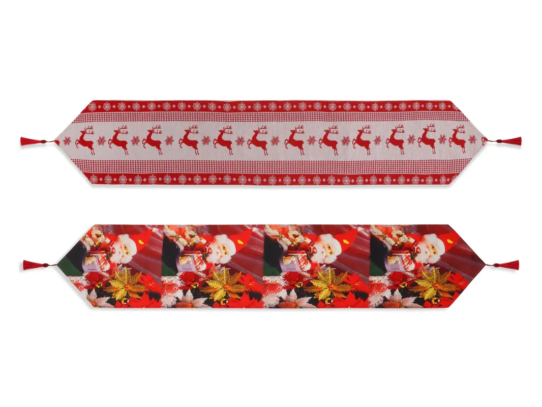 🎁 TARRAMARRA® Christmas Santa Reindeer Table Runners (100% off) sold by UGG Express