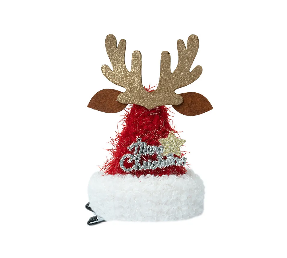 🎁 EVERAU® Christmas Reindeer Santa Hat Clip (100% off) sold by UGG Express product image thumbnail 2