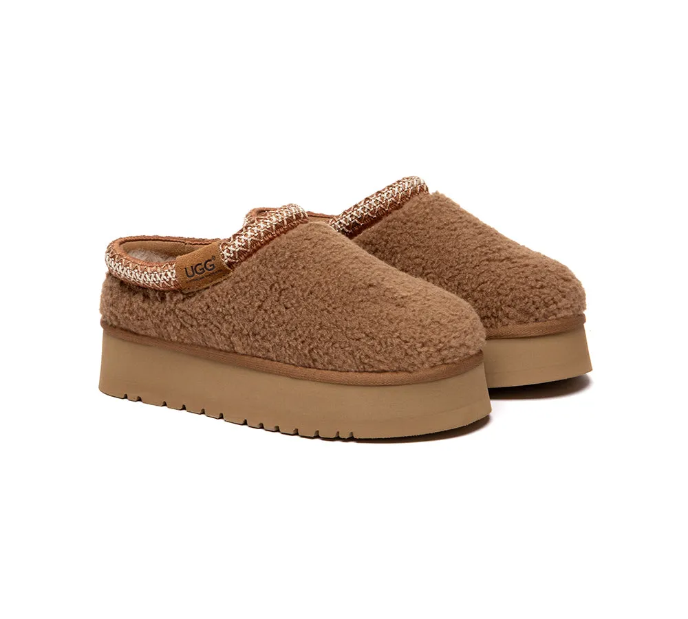 AUSTRALIAN SHEPHERD® UGG Slippers Sheepskin Wool Ankle Platform Tayla sold by UGG Express
