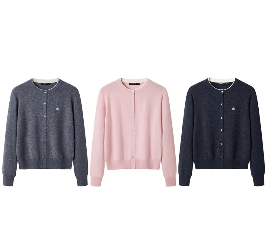 EVERAU® 100% Wool Cardigan Velly made by UGG Express