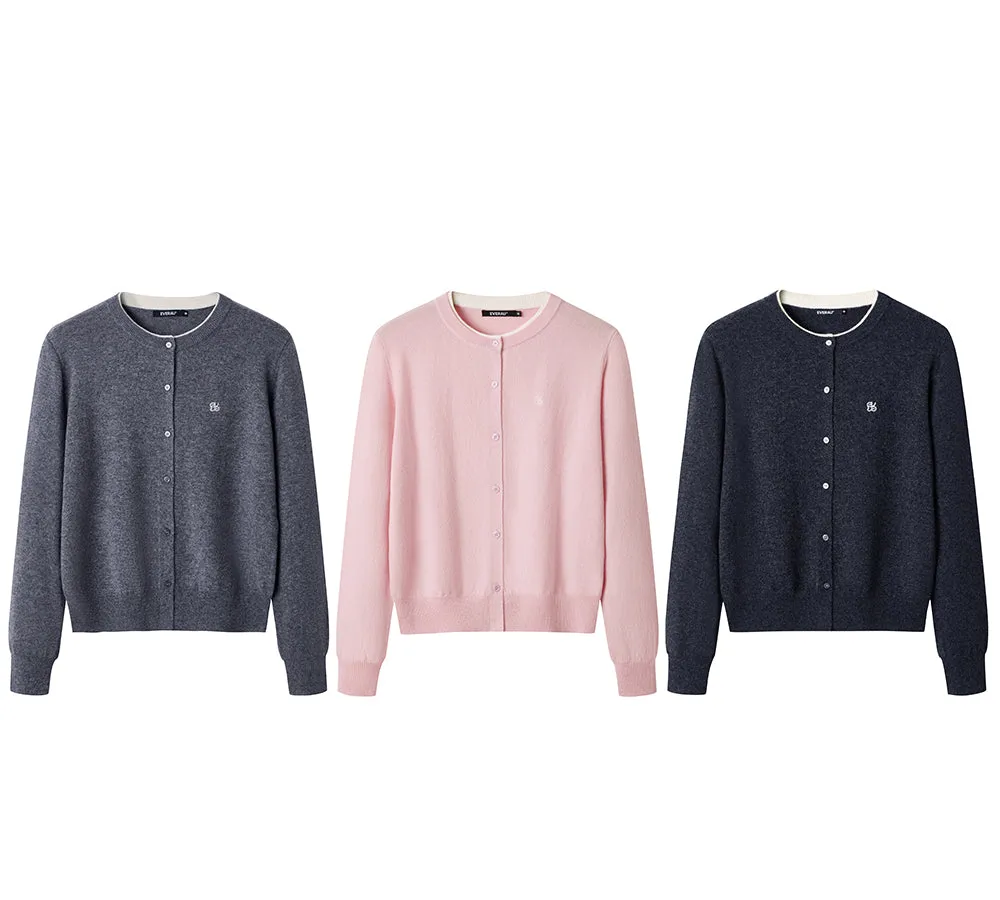 EVERAU® 100% Wool Cardigan Velly sold by UGG Express