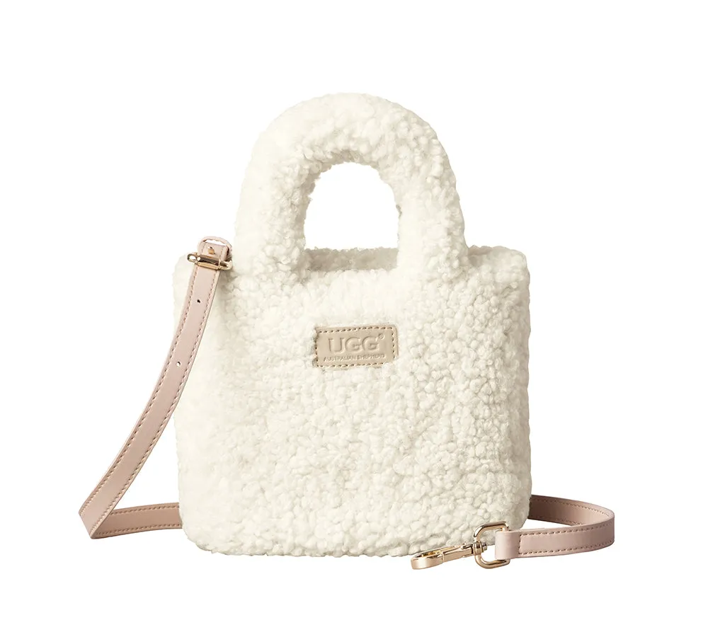 AUSTRALIAN SHEPHERD® Women Hand Over Shoulder Fluffy Boucle Bag sold by UGG Express product image thumbnail 2