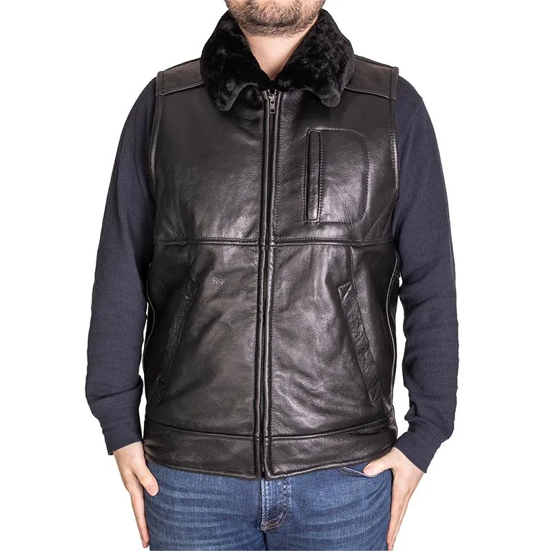 Men Australian Sheepskin Wool Nappa Leather Vest sold by UGG Express