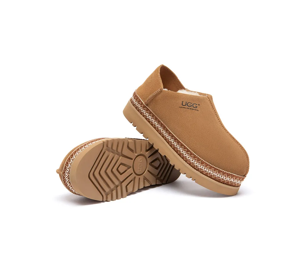 AUSTRALIAN SHEPHERD® UGG Slippers Sheepskin Wool Woven Trim Tayven sold by UGG Express product image thumbnail 3