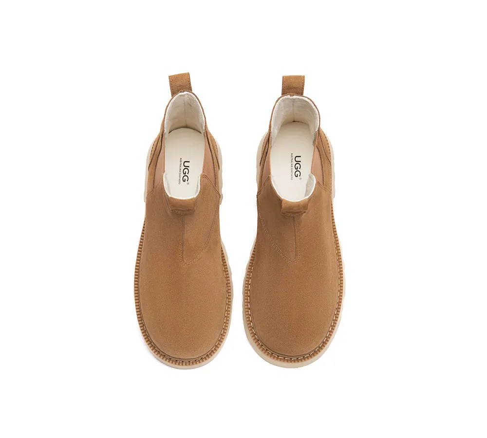 AUSTRALIAN SHEPHERD® Men Boots Leather Chelsea Casual Shoes Dravor sold by UGG Express product image thumbnail 5