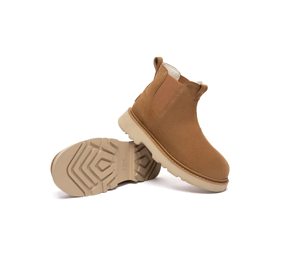 AUSTRALIAN SHEPHERD® Men Boots Leather Chelsea Casual Shoes Dravor sold by UGG Express product image thumbnail 2