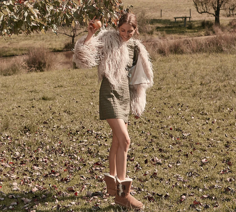 EVERAU® UGG Boots Women Sheepskin Wool Double Bow Eira sold by UGG Express product image thumbnail 2