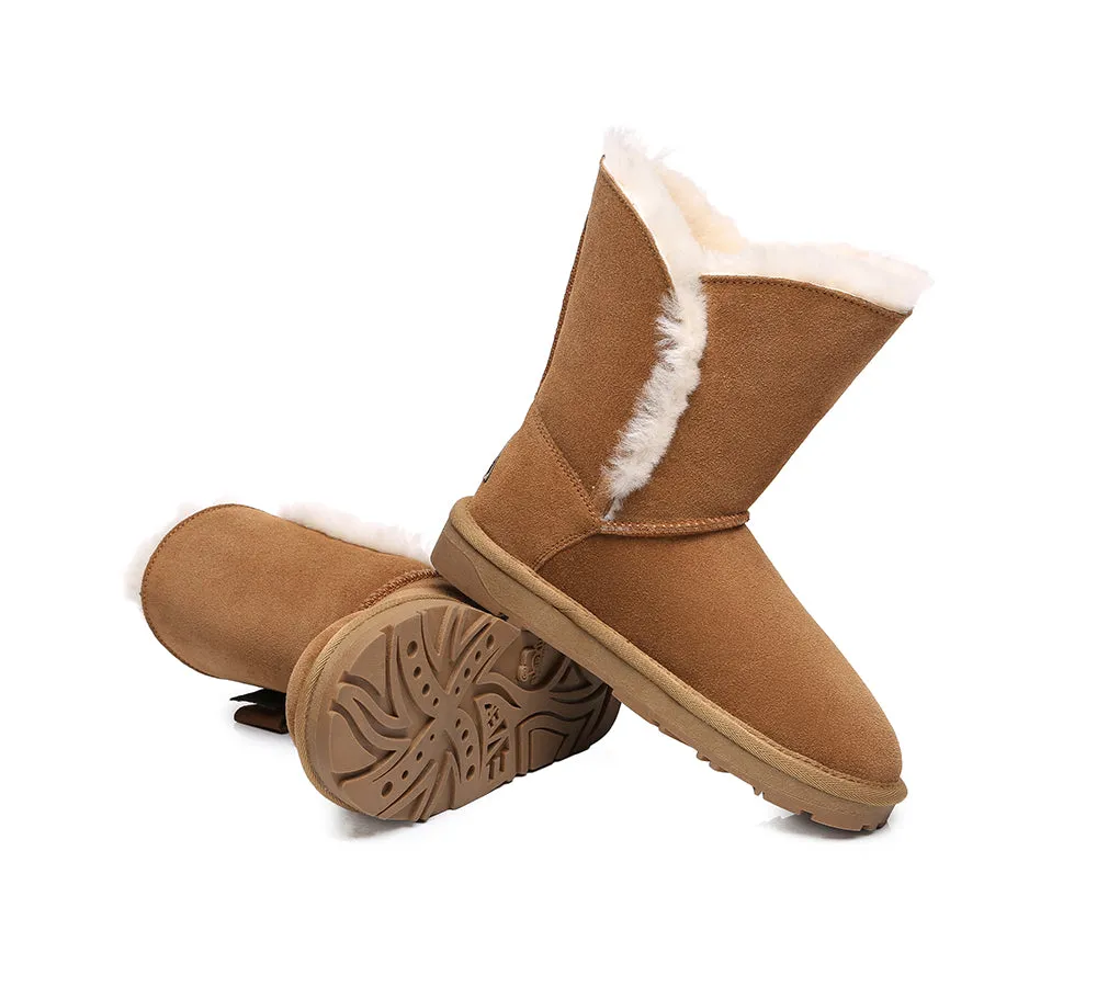 EVERAU® UGG Boots Women Sheepskin Wool Double Bow Eira sold by UGG Express product image thumbnail 4