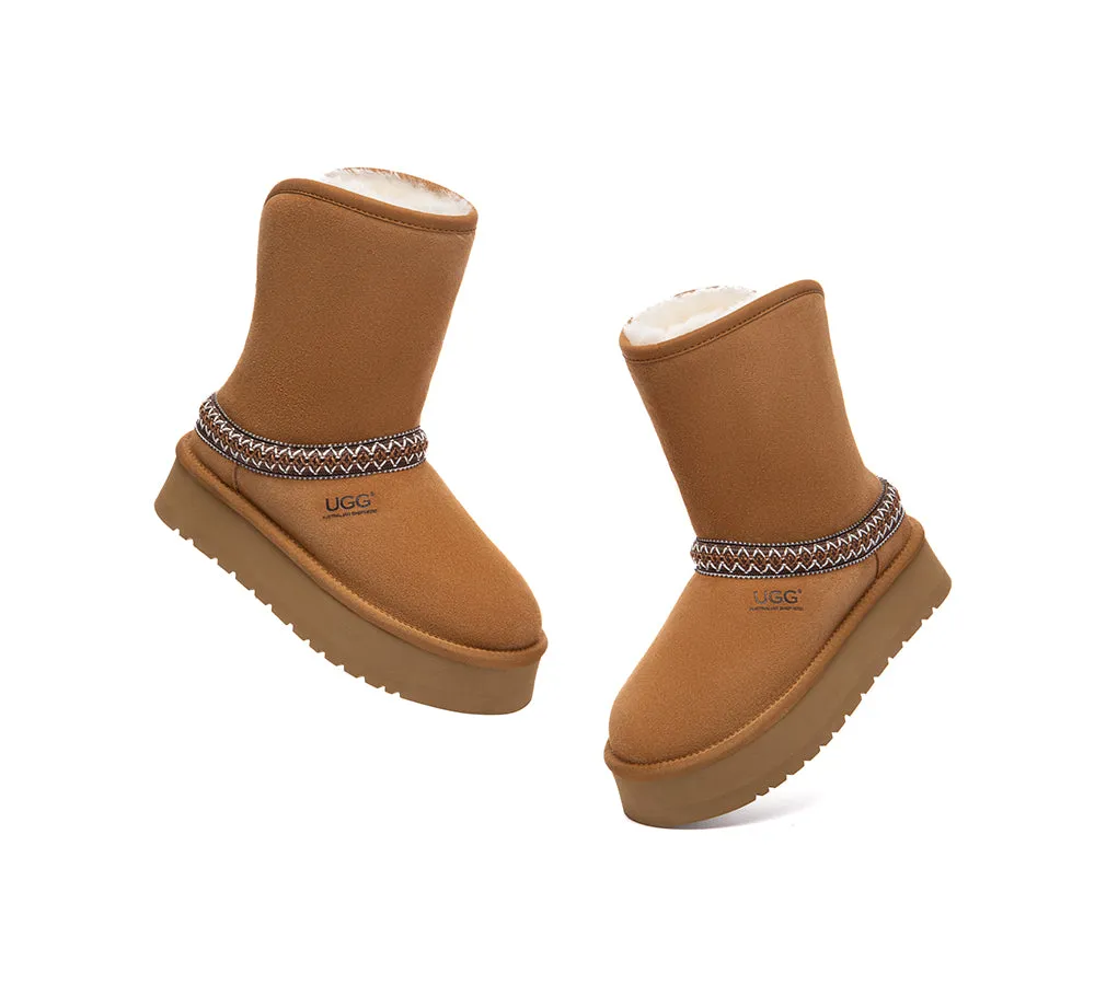 AUSTRALIAN SHEPHERD® UGG Boots Short Knitted Platform Fayle sold by UGG Express product image thumbnail 5