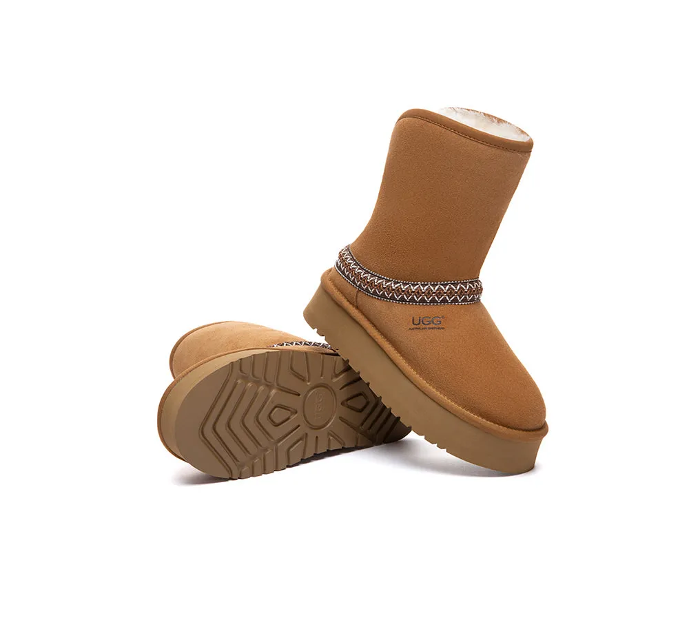 AUSTRALIAN SHEPHERD® UGG Boots Short Knitted Platform Fayle sold by UGG Express product image thumbnail 3