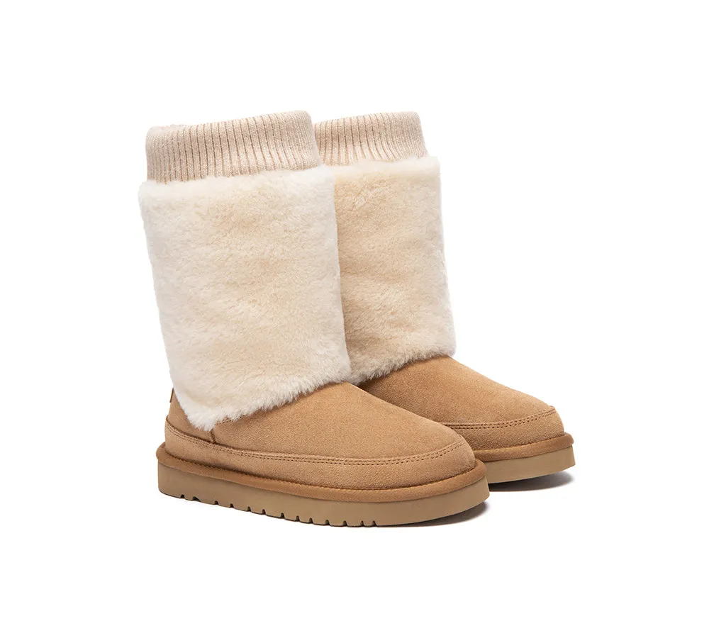 AUSTRALIAN SHEPHERD® UGG Boots Women Sheepskin Wool Stretchy Short Millen sold by UGG Express