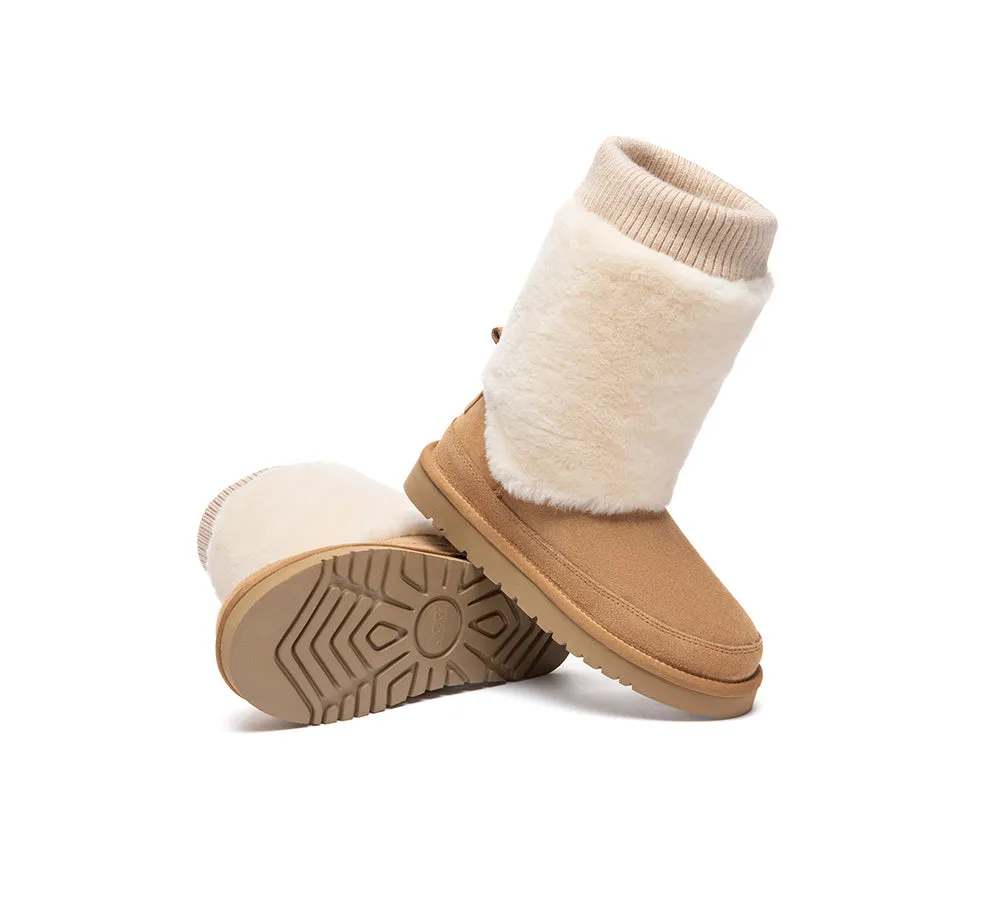 AUSTRALIAN SHEPHERD® UGG Boots Women Sheepskin Wool Stretchy Short Millen sold by UGG Express product image thumbnail 2