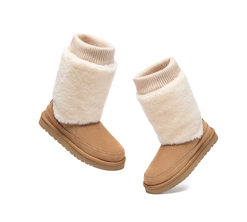 AUSTRALIAN SHEPHERD® UGG Boots Women Sheepskin Wool Stretchy Short Millen sold by UGG Express product image thumbnail 4