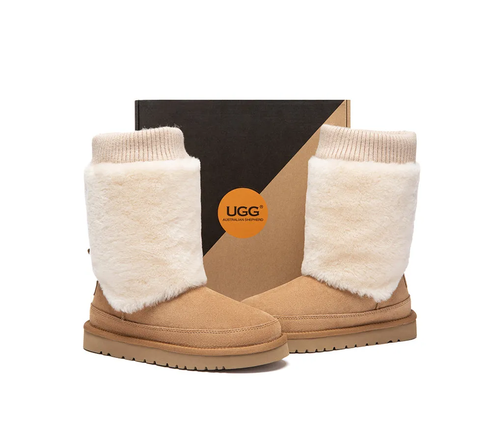 AUSTRALIAN SHEPHERD® UGG Boots Women Sheepskin Wool Stretchy Short Millen sold by UGG Express product image thumbnail 3