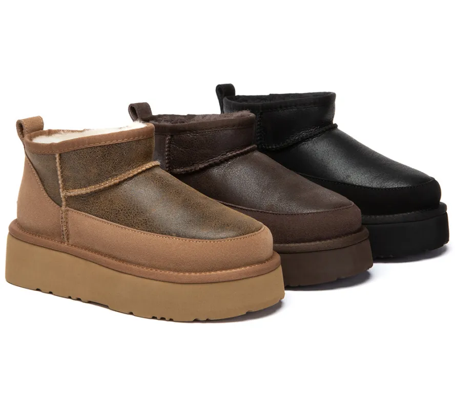 EVERAU® UGG Boots Women Platform Mini Earlova made by UGG Express
