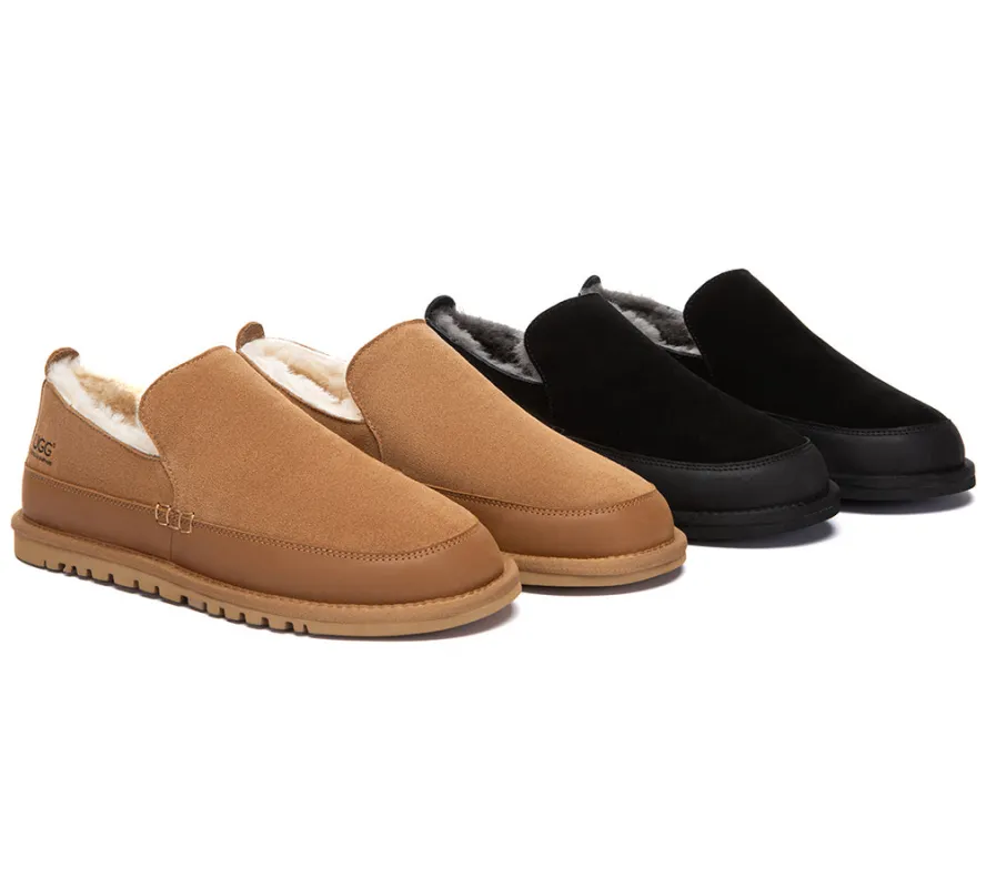 AUSTRALIAN SHEPHERD® UGG Slippers Men Moccasins Frozark made by UGG Express