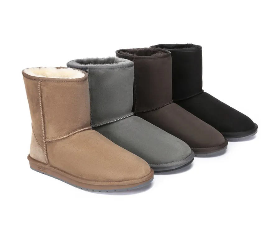 AUSTRALIAN SHEPHERD® UGG Boots Men Double Faced Sheepskin Wool Large Size Short Classic sold by UGG Express