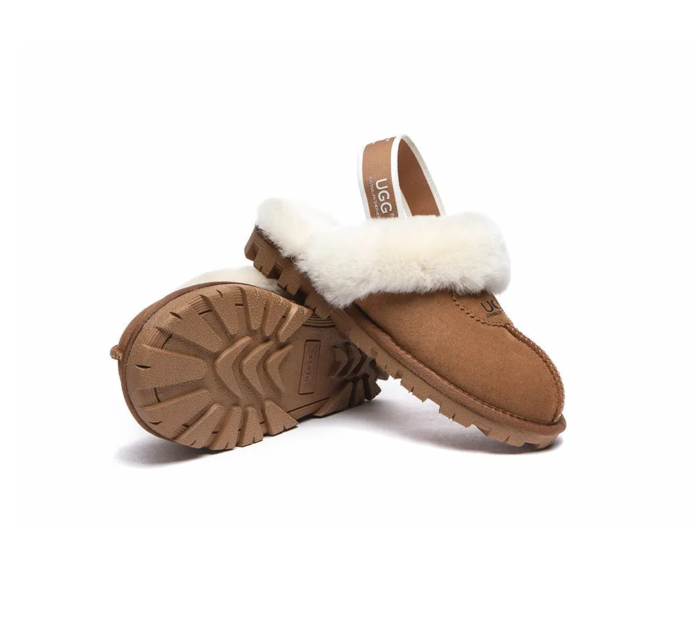 AUSTRALIAN SHEPHERD® UGG Sheepskin Wool Slingback Slippers Waffle Plus sold by UGG Express product image thumbnail 4