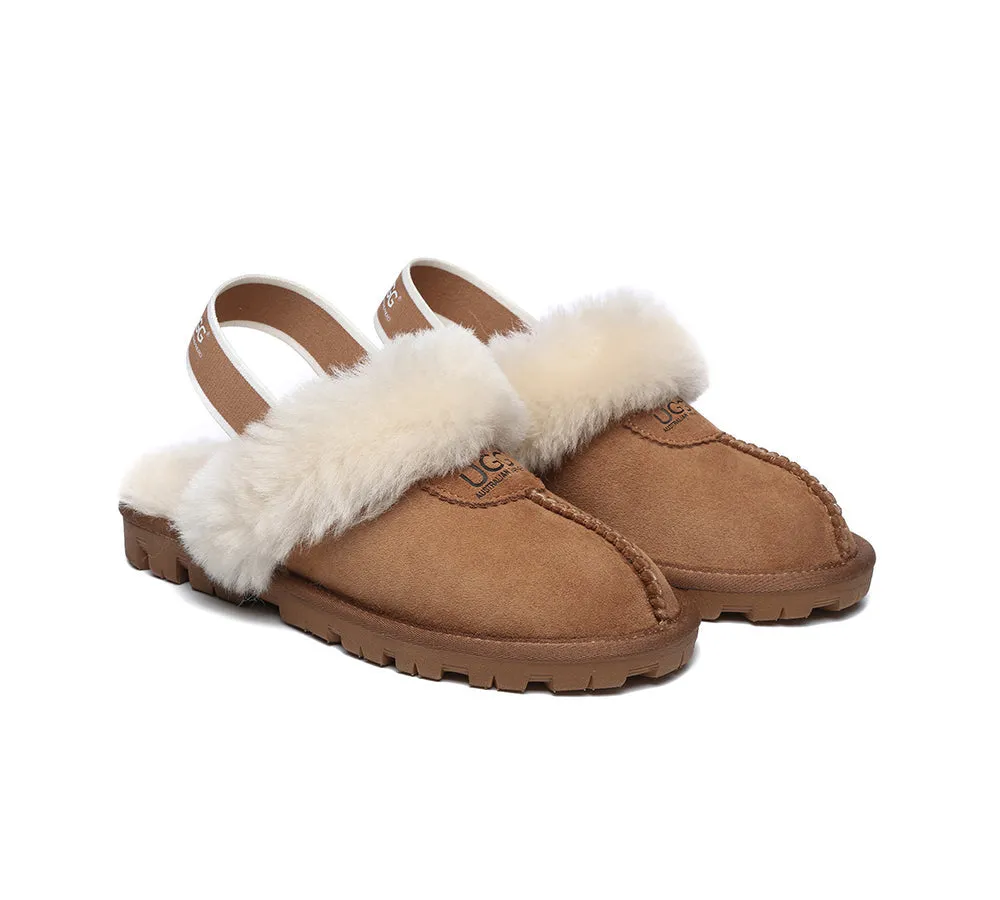 AUSTRALIAN SHEPHERD® UGG Sheepskin Wool Slingback Slippers Waffle Plus sold by UGG Express product image thumbnail 3