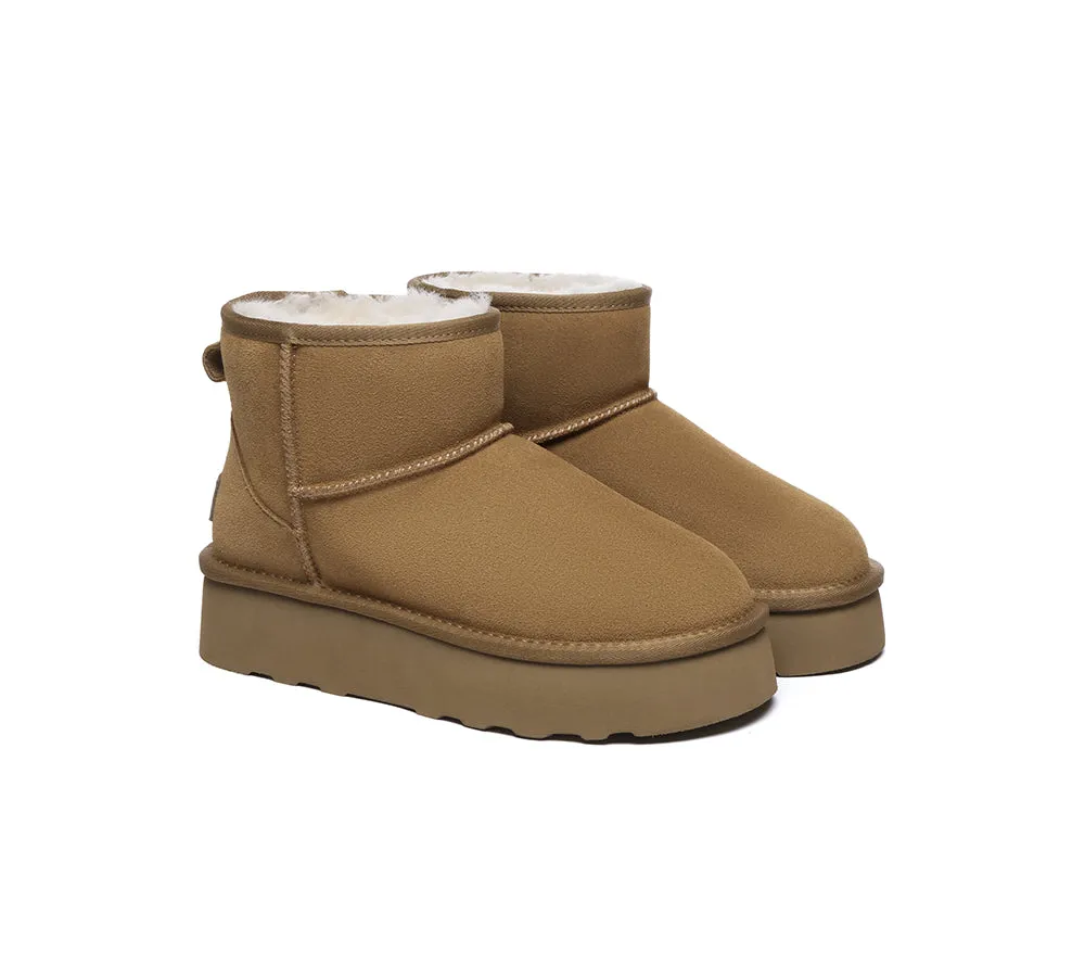 AUSTRALIAN SHEPHERD® UGG Boots Sheepskin Wool Ankle Platform Rommie sold by UGG Express product image thumbnail 2