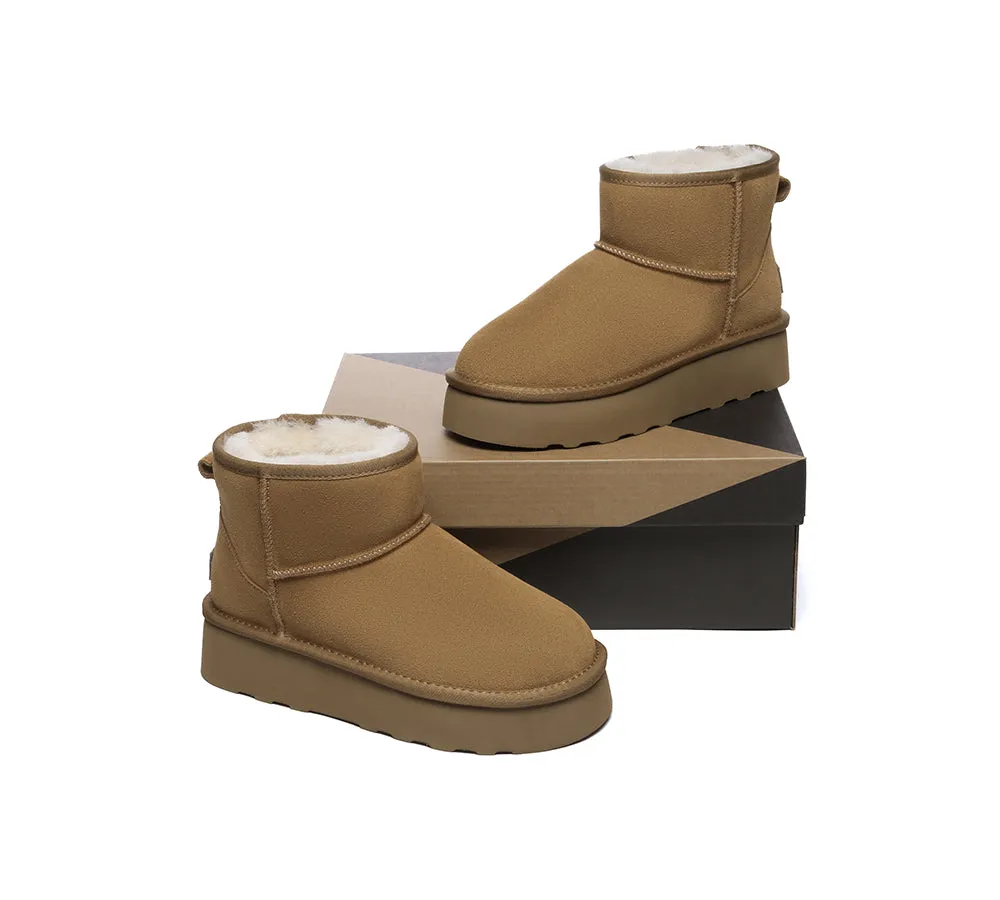 AUSTRALIAN SHEPHERD® UGG Boots Sheepskin Wool Ankle Platform Rommie sold by UGG Express product image thumbnail 4