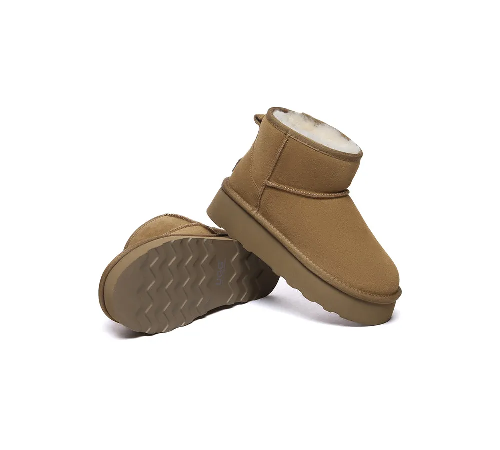 AUSTRALIAN SHEPHERD® UGG Boots Sheepskin Wool Ankle Platform Rommie sold by UGG Express product image thumbnail 3