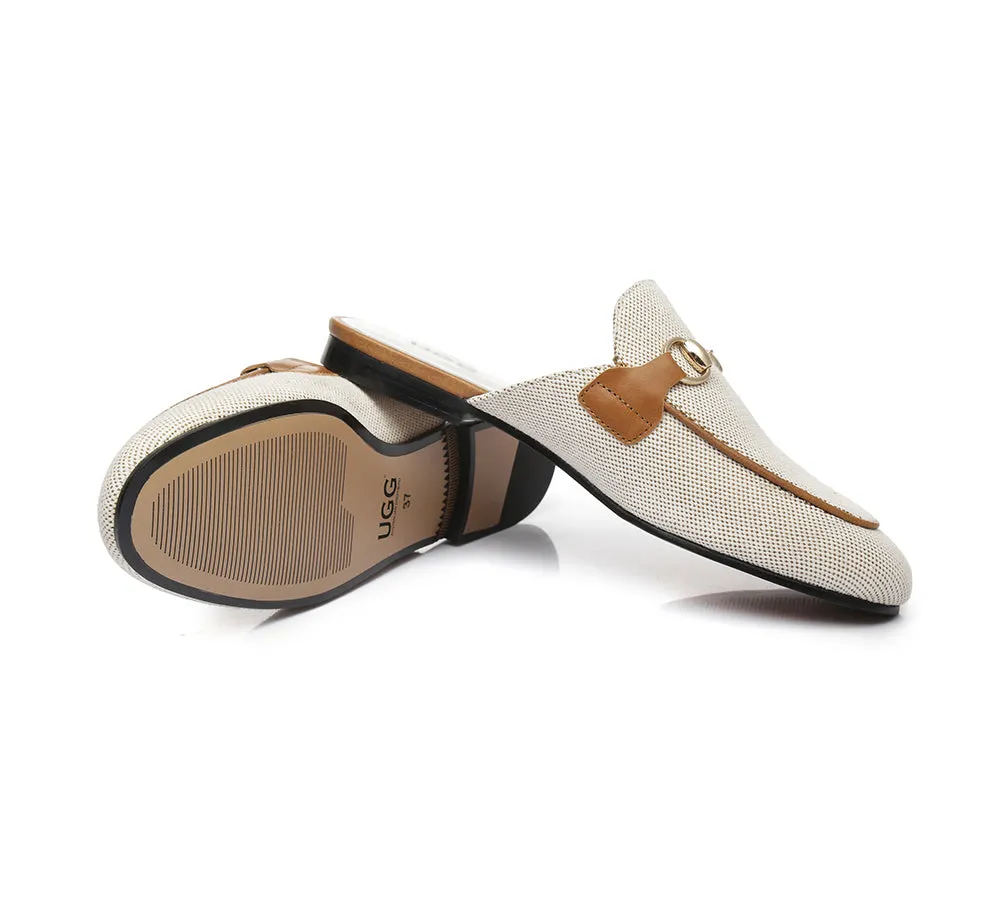 AUSTRALIAN SHEPHERD® Women Leather Buckle Flat Loafer Slides Rylee sold by UGG Express product image thumbnail 2