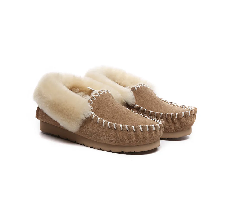 EVERAU® UGG Slippers Sheepskin Wool Ankle Popo Moccasin sold by UGG Express product image thumbnail 3
