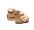 EVERAU® UGG Slippers Sheepskin Wool Ankle Popo Moccasin sold by UGG Express