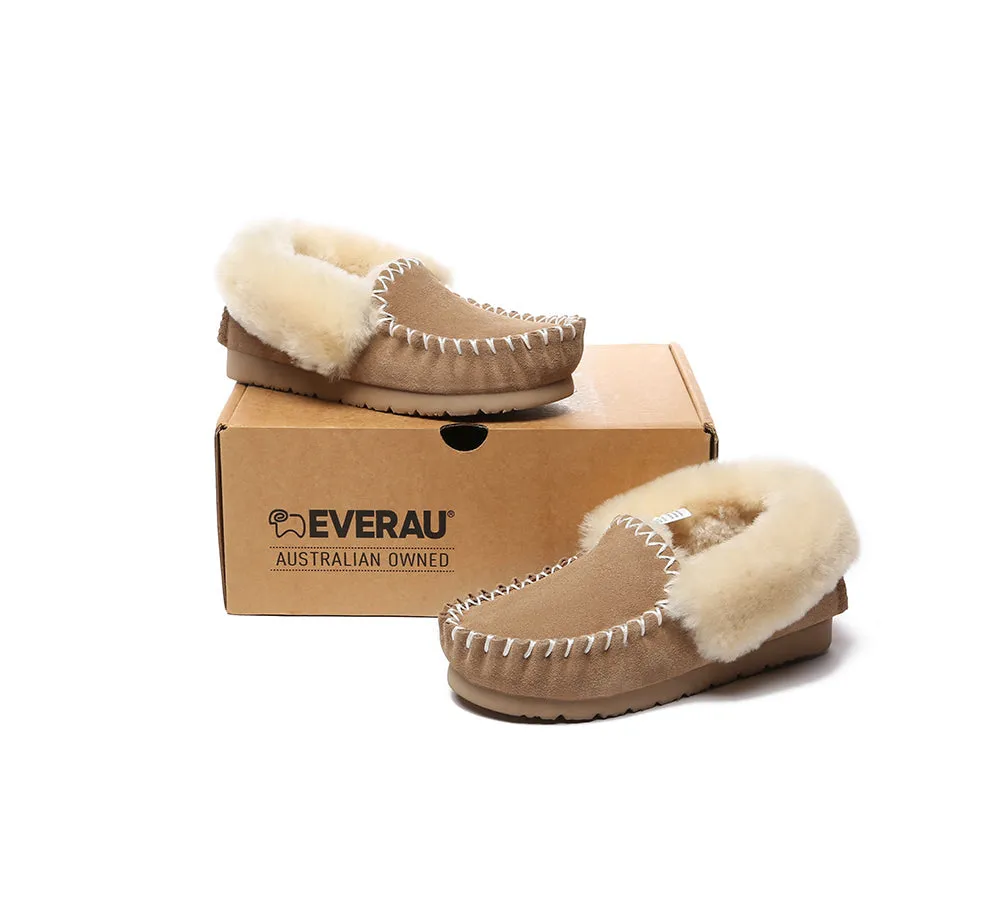 EVERAU® UGG Slippers Sheepskin Wool Ankle Popo Moccasin sold by UGG Express product image thumbnail 5