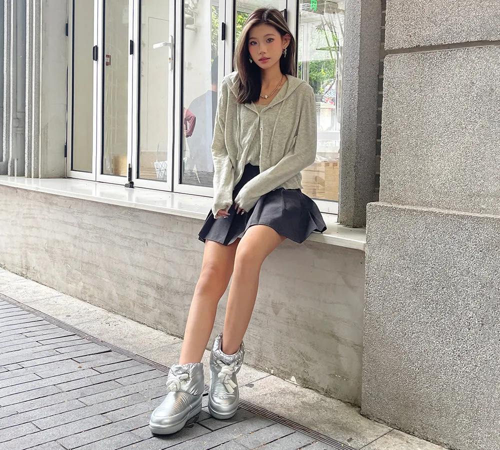 EVERAU® UGG Boots Women Sheepskin Wool Waterproof Adjustable Drawstring Ankle Delabra sold by UGG Express product image thumbnail 2