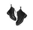 TARRAMARRA® Women Leather Zipper Black Chunky Boots Leona sold by UGG Express