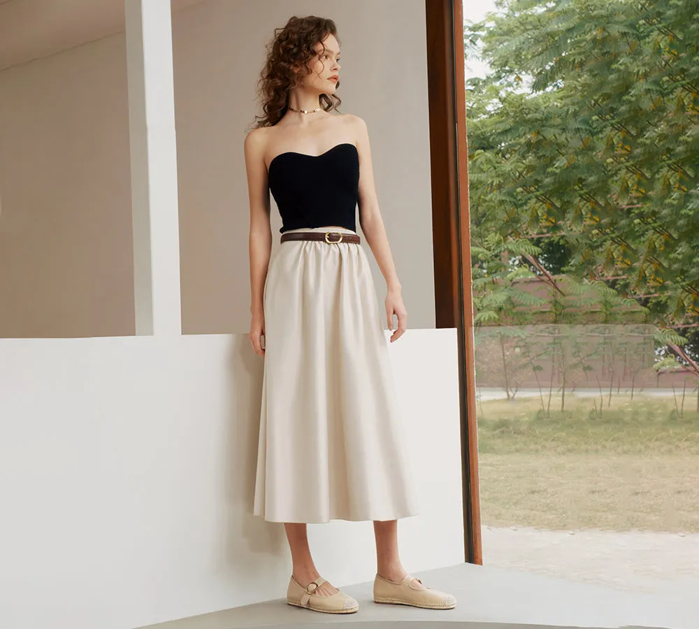 EVERAU® Women Leather Adjustable Buckle Flat Espadrilles Mila sold by UGG Express product image thumbnail 2