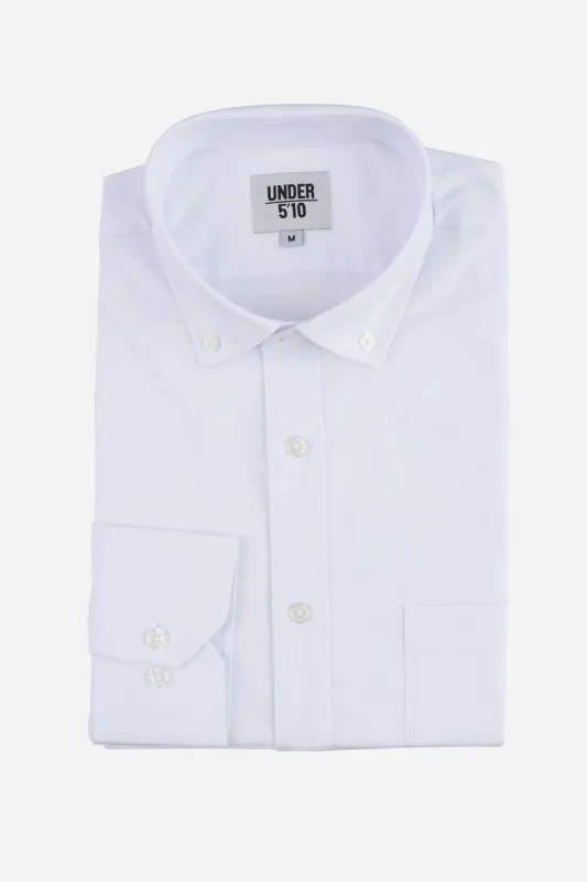 Stretch Oxford Button Down Shirt White sold by Under 510