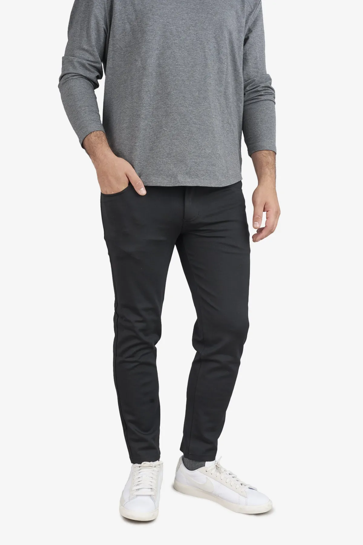 Mason Omni-Stretch Knit 5P Pants Black sold by Under 510