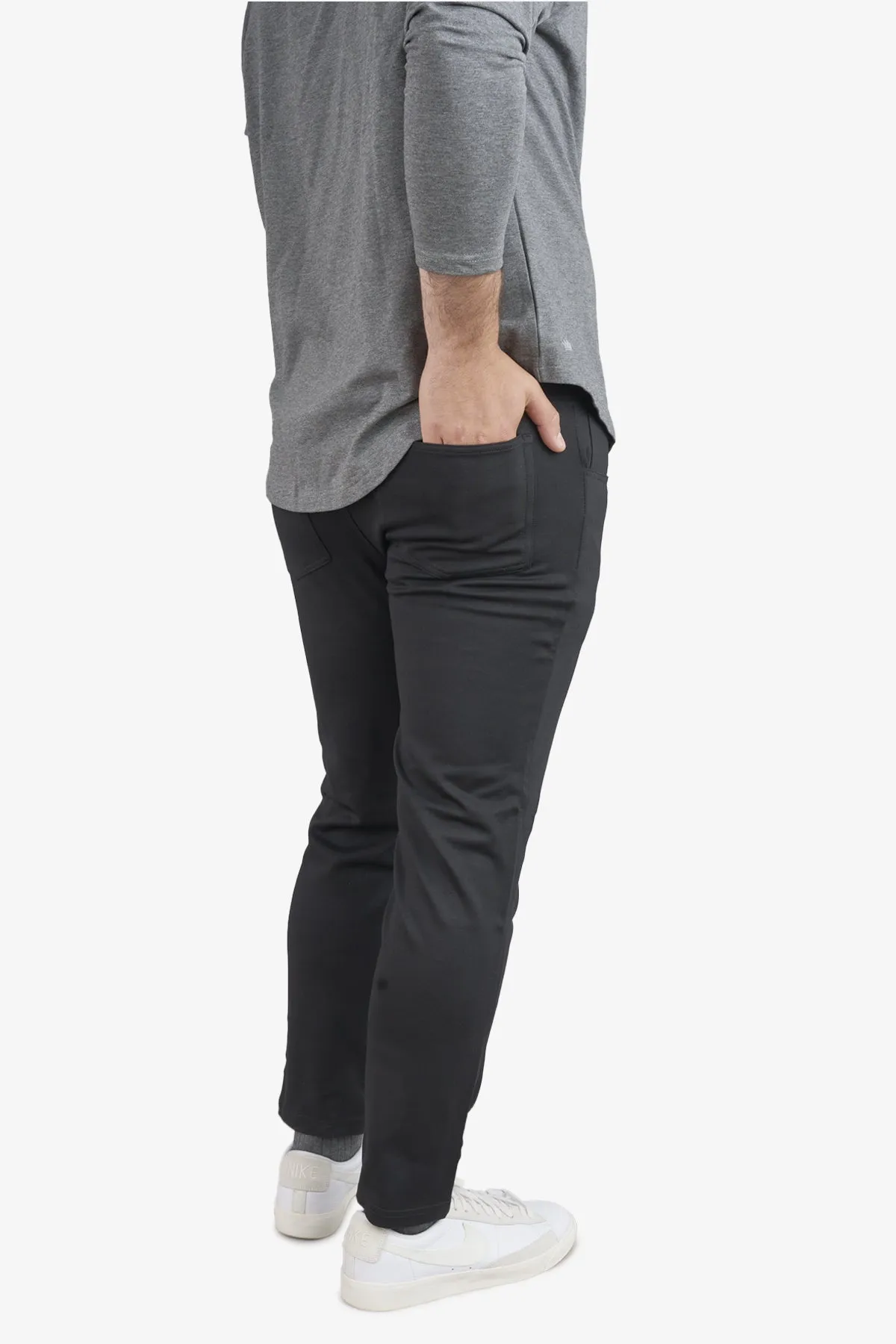 Mason Omni-Stretch Knit 5P Pants Black sold by Under 510 product image thumbnail 2