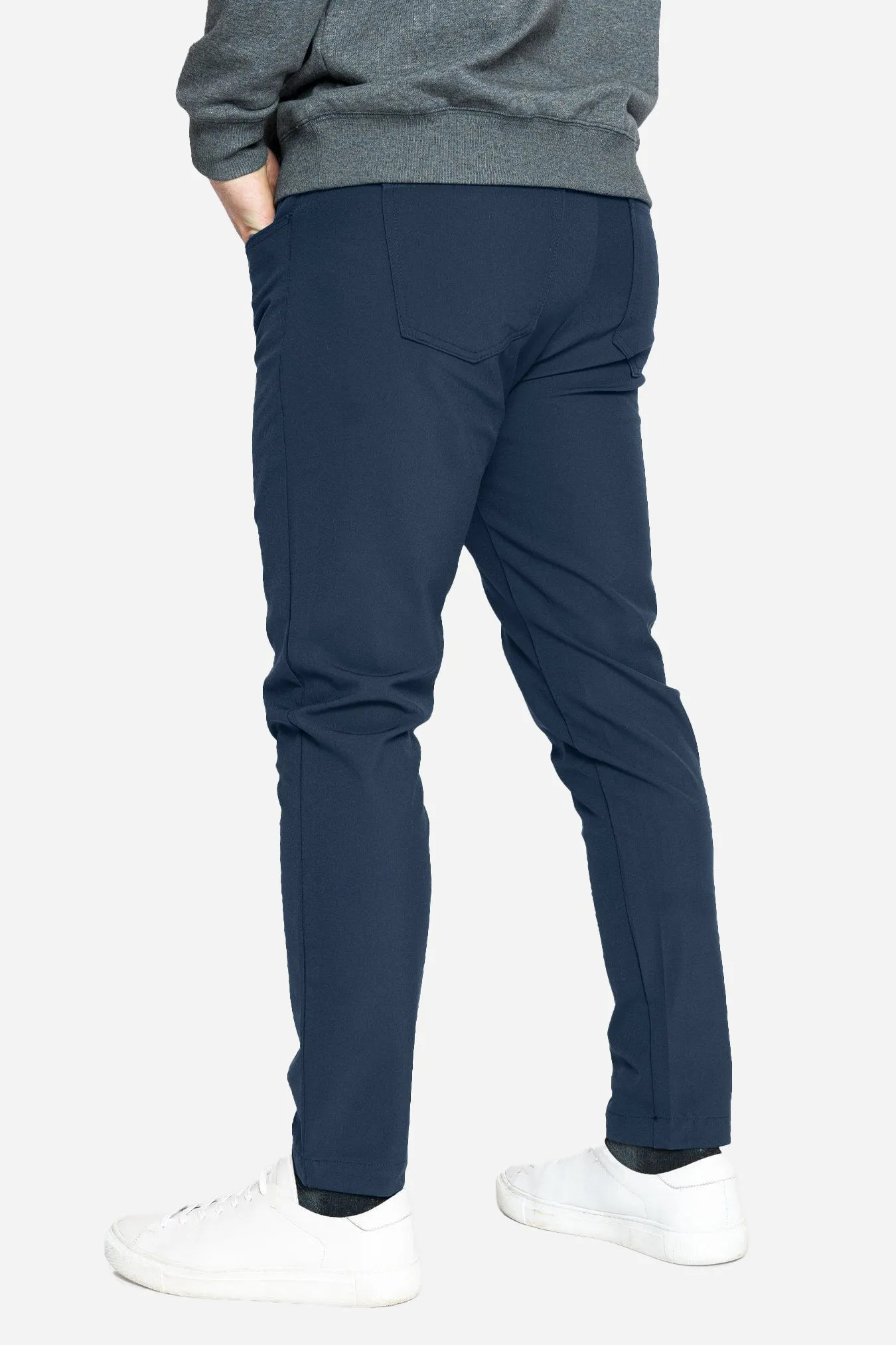 Super Stretch Performance Pants 5 Pocket Navy sold by Under 510 product image thumbnail 2