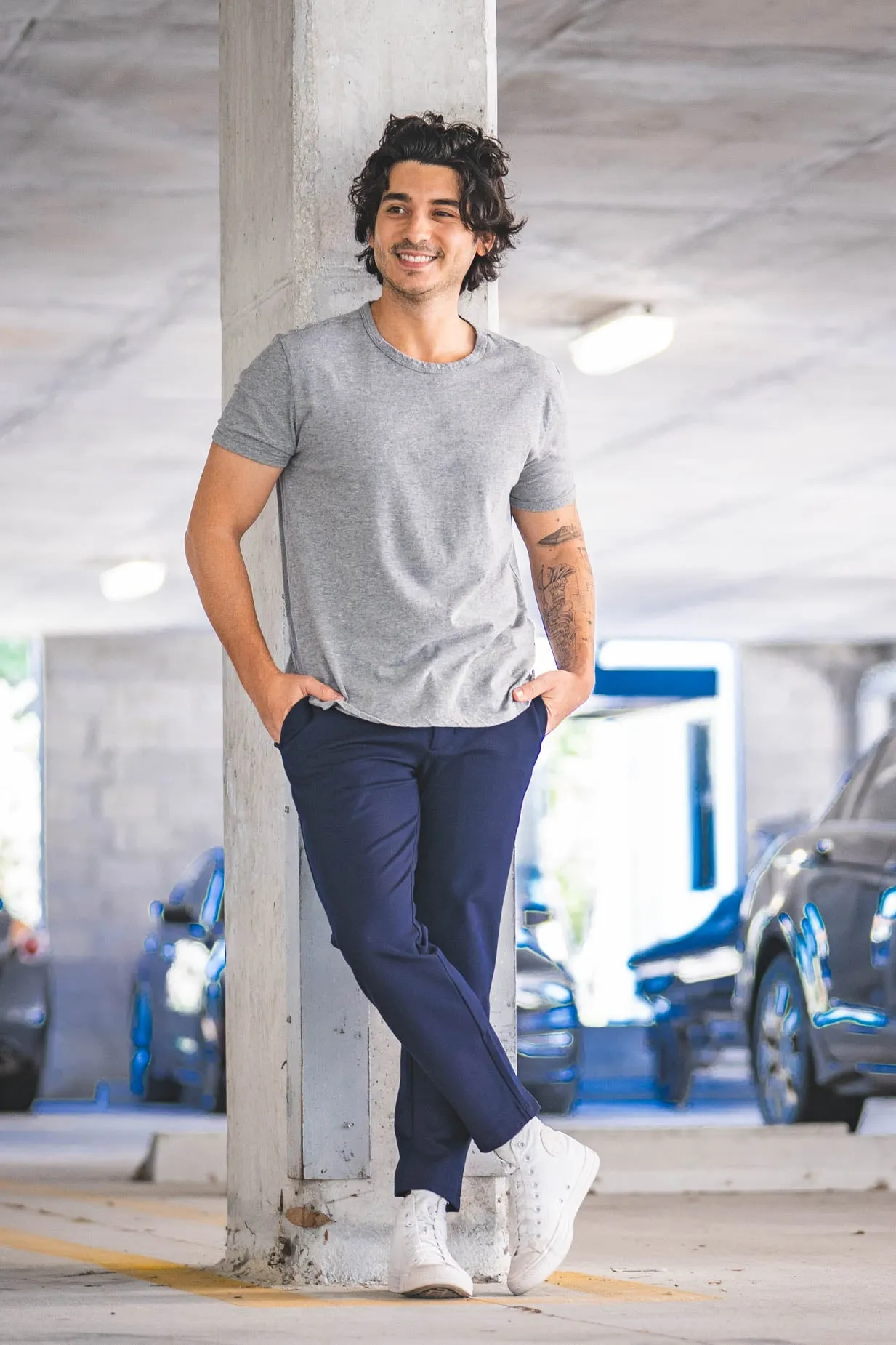 Mason Omni-Stretch Knit Pants Navy sold by Under 510 product image thumbnail 5