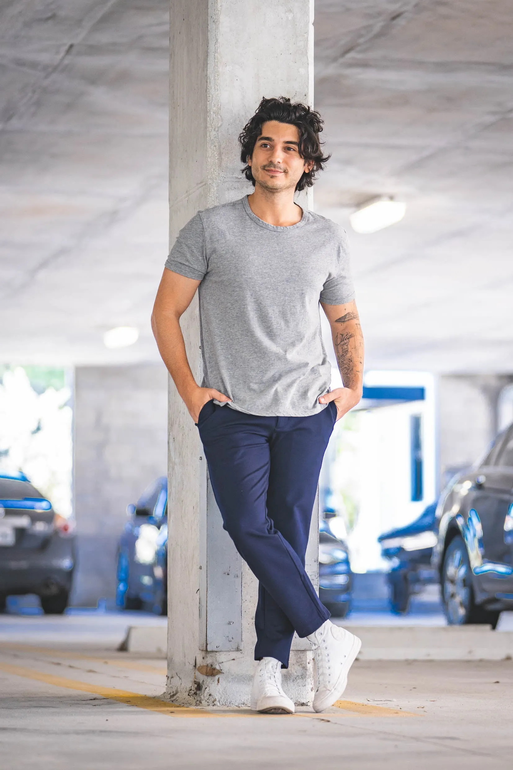 Mason Omni-Stretch Knit Pants Navy sold by Under 510 product image thumbnail 2