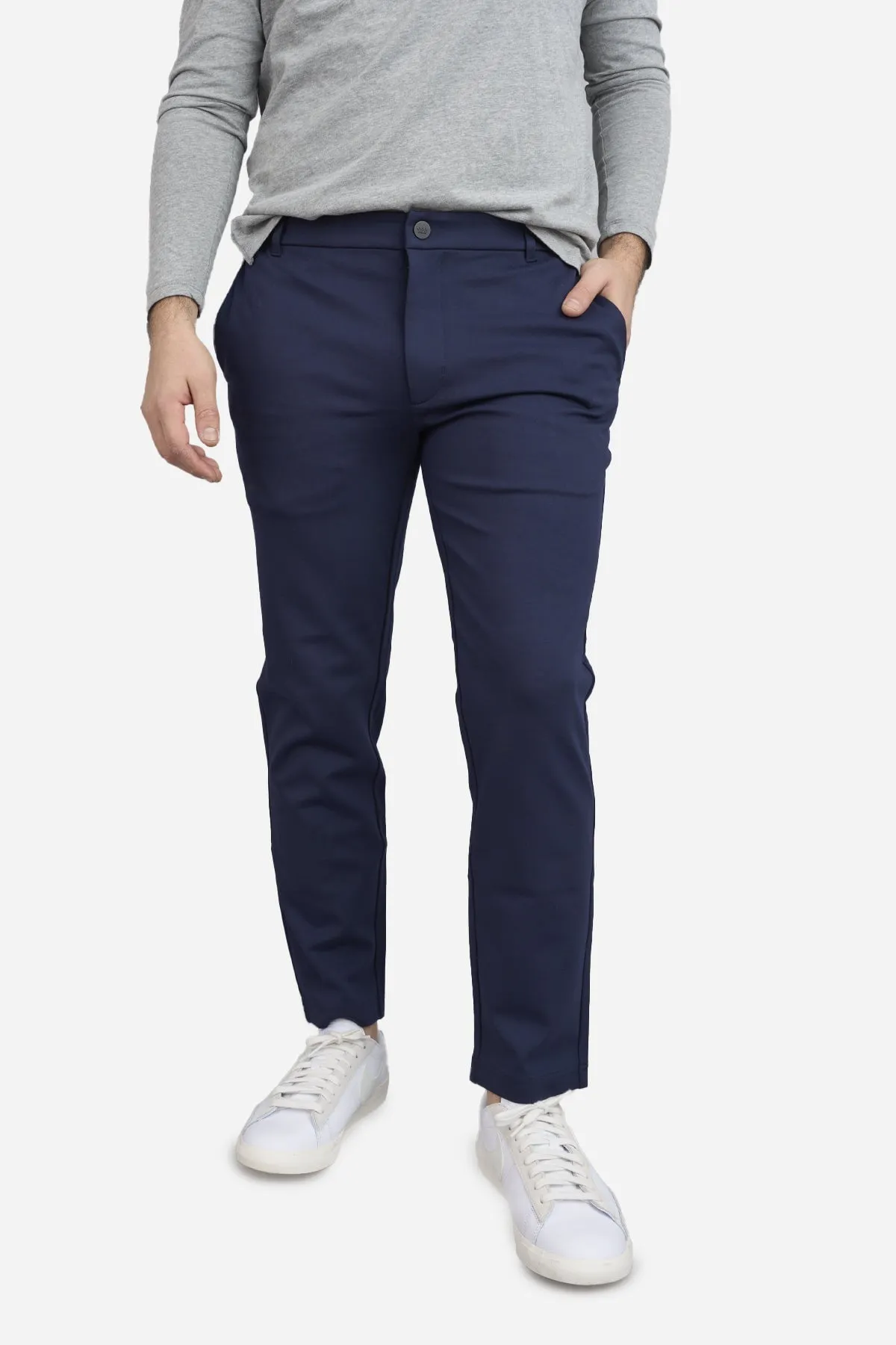 Mason Omni-Stretch Knit Pants Navy sold by Under 510