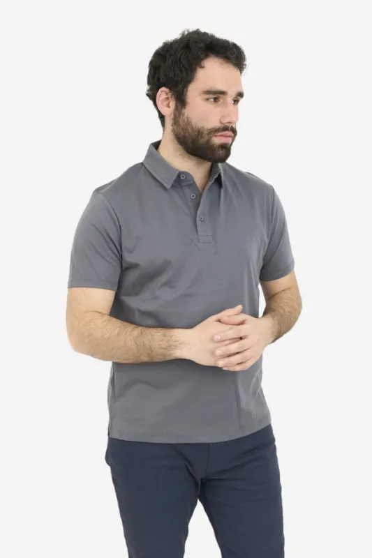 Pima Cool Touch Polo Gray sold by Under 510