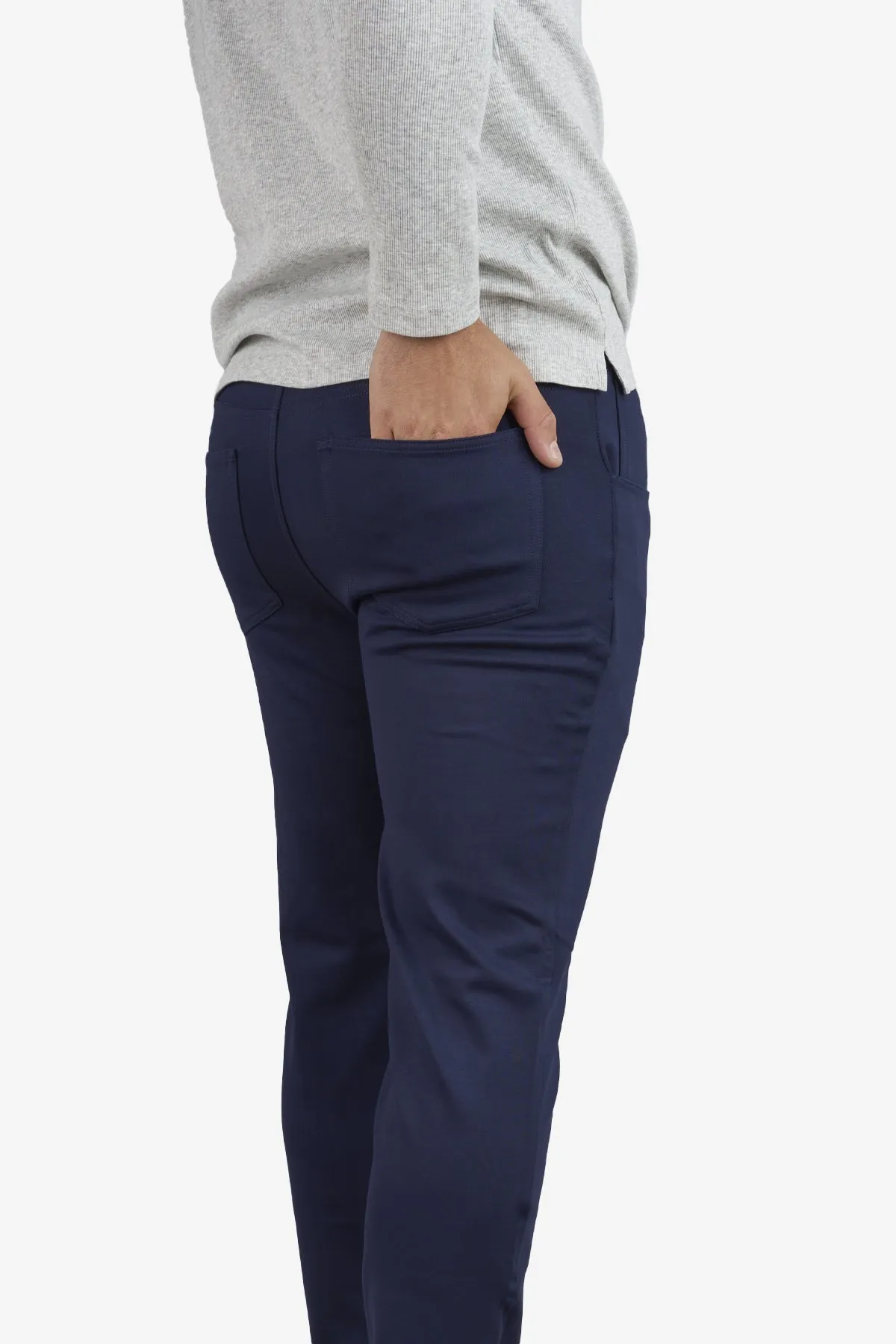 Mason Omni-Stretch Knit 5P Pants Navy sold by Under 510 product image thumbnail 2