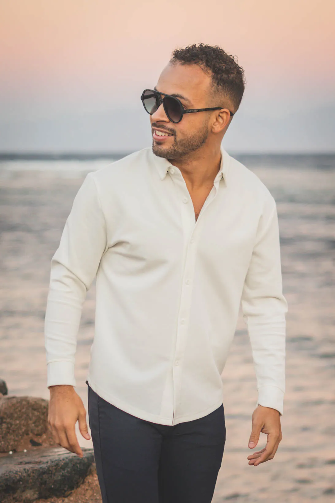 Flex Button Down Shirt White sold by Under 510 product image thumbnail 2