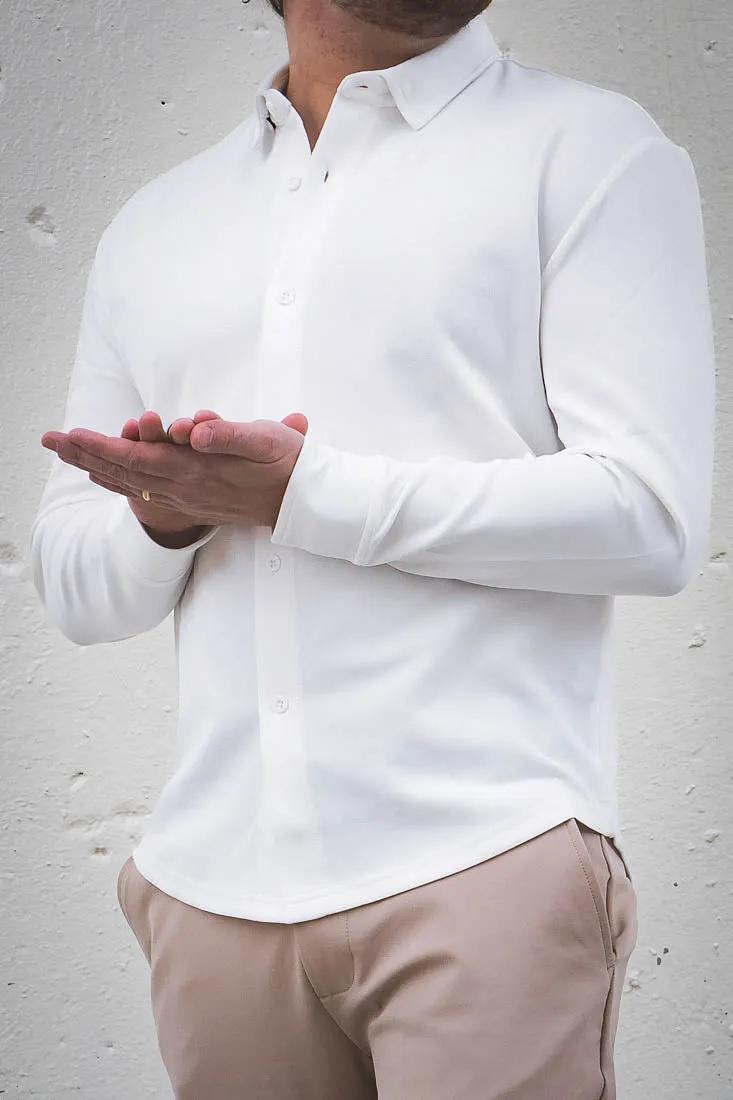 Flex Button Down Shirt White sold by Under 510 product image thumbnail 3