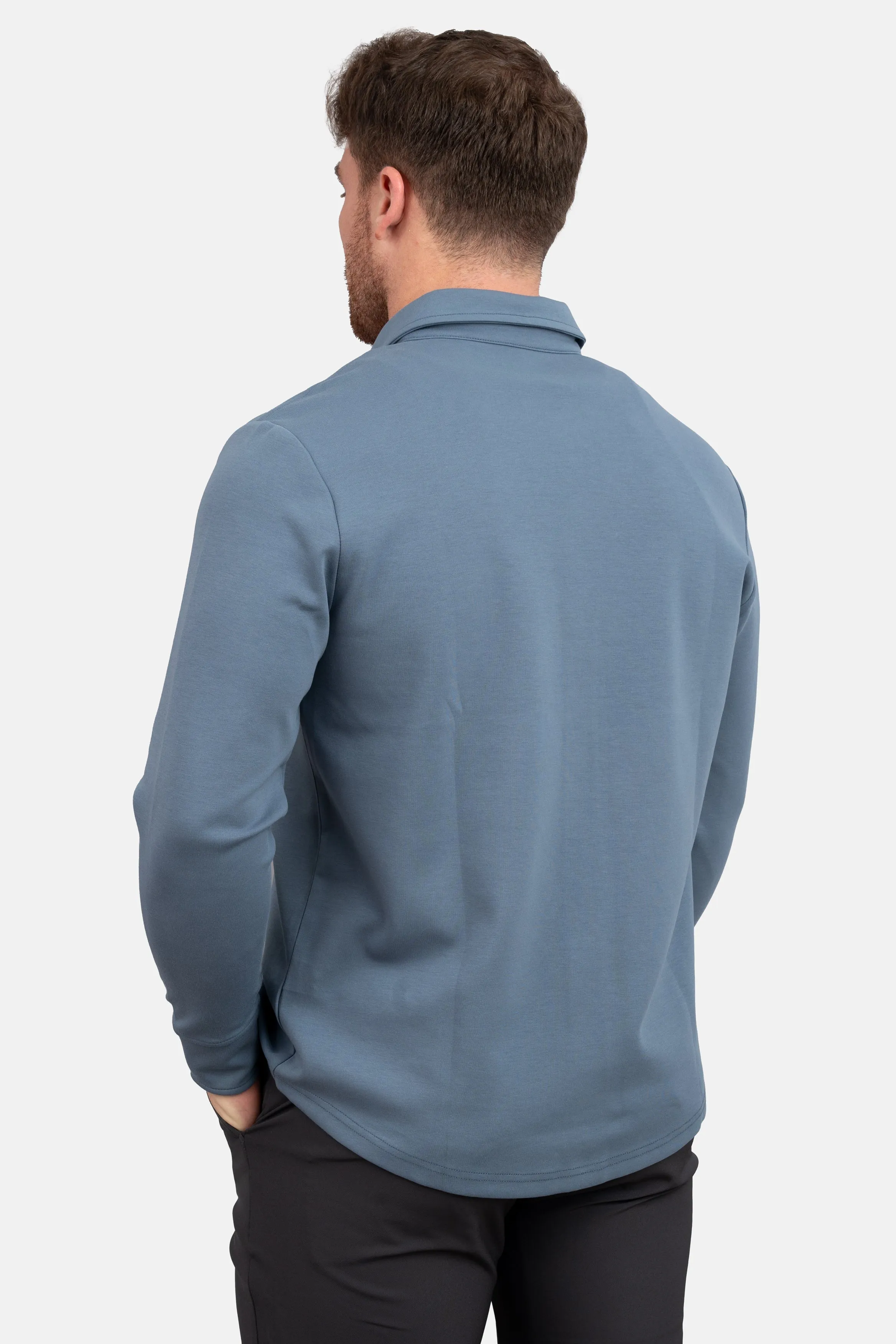 Flex Button Down Shirt Steel Blue sold by Under 510 product image thumbnail 3