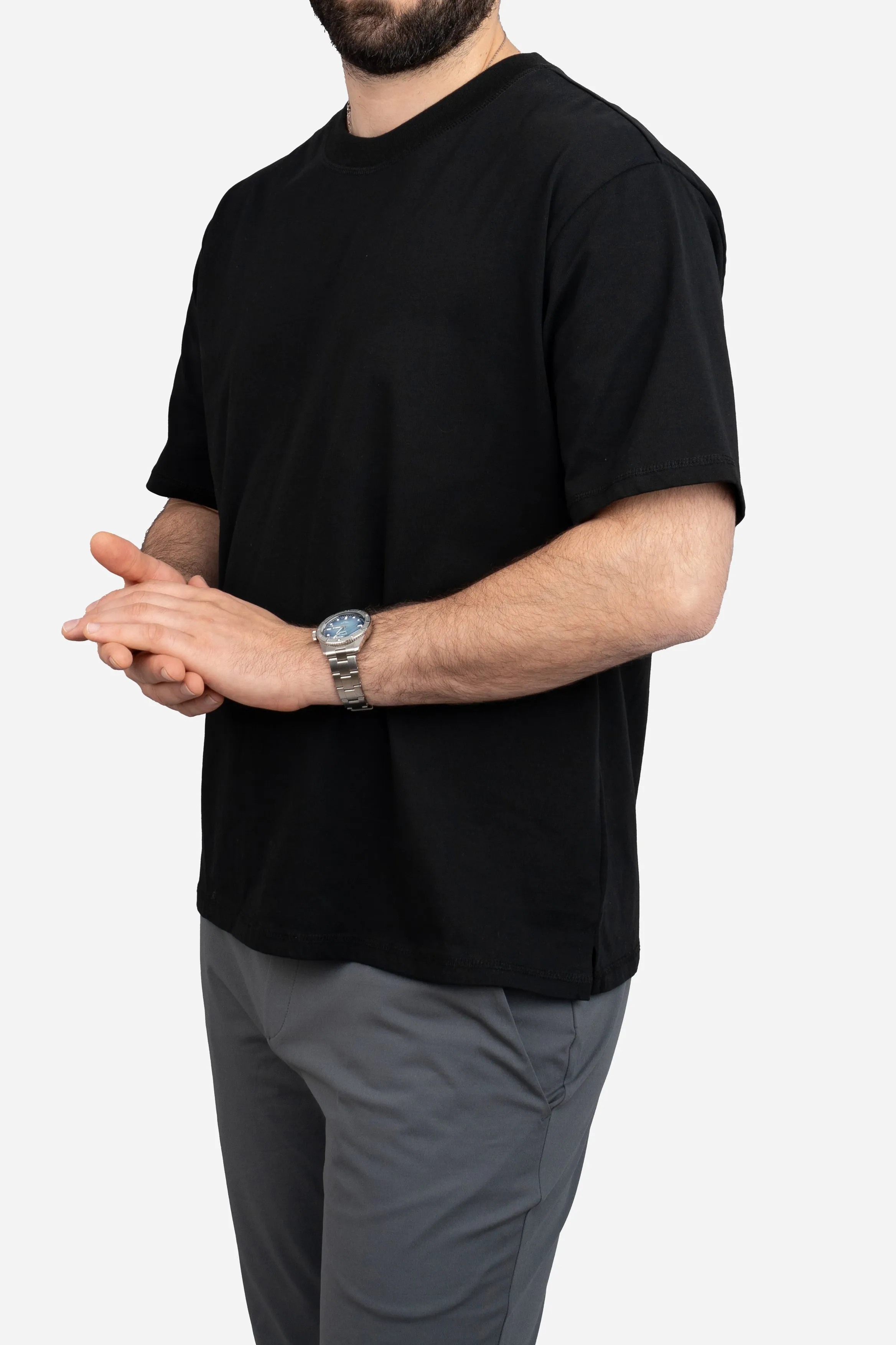 Core T-Shirt Loose Fit Black sold by Under 510 product image thumbnail 3