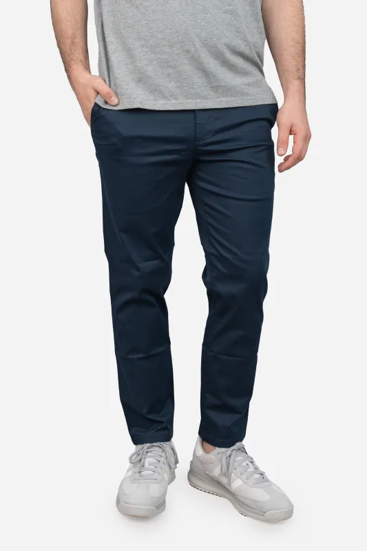 Lightweight Stretch Chino Navy sold by Under 510