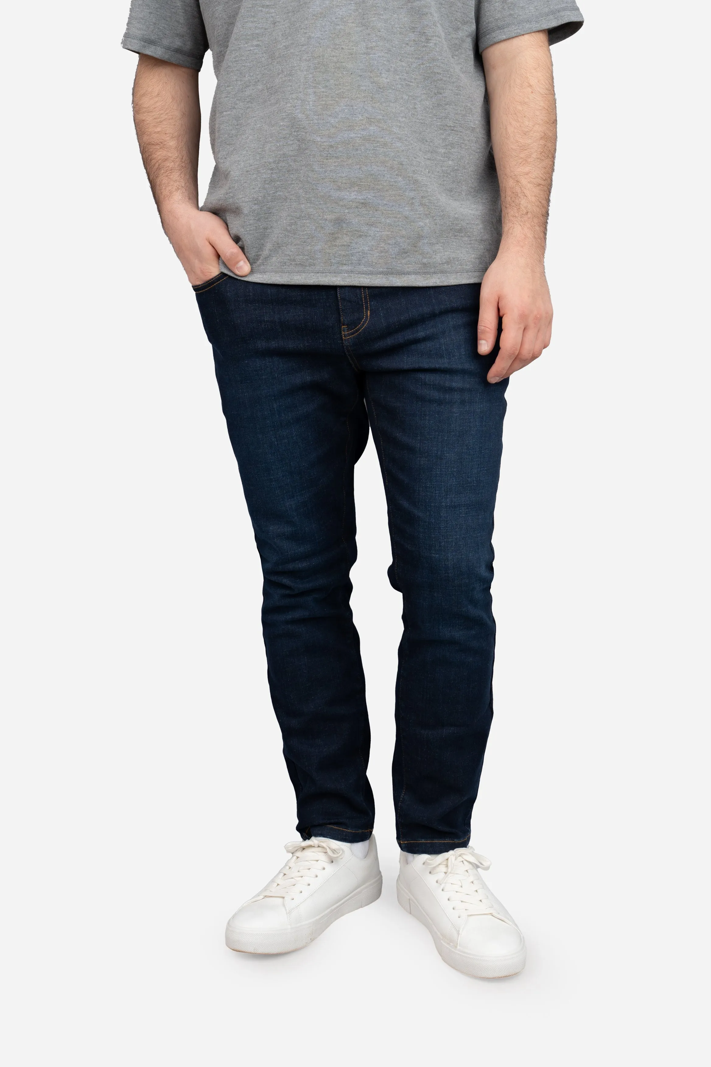 Core Extra Stretch Jeans Dark Wash sold by Under 510 product image thumbnail 5