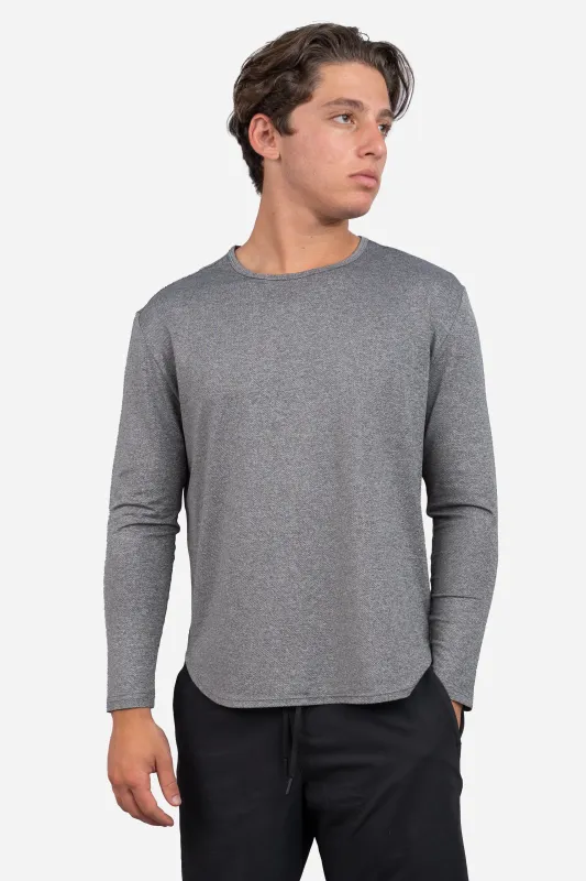 Long Sleeve Running T-Shirt Charcoal sold by Under 510